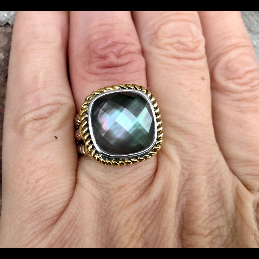 JOYA by Judy Crowell Doublet Ring Size 7